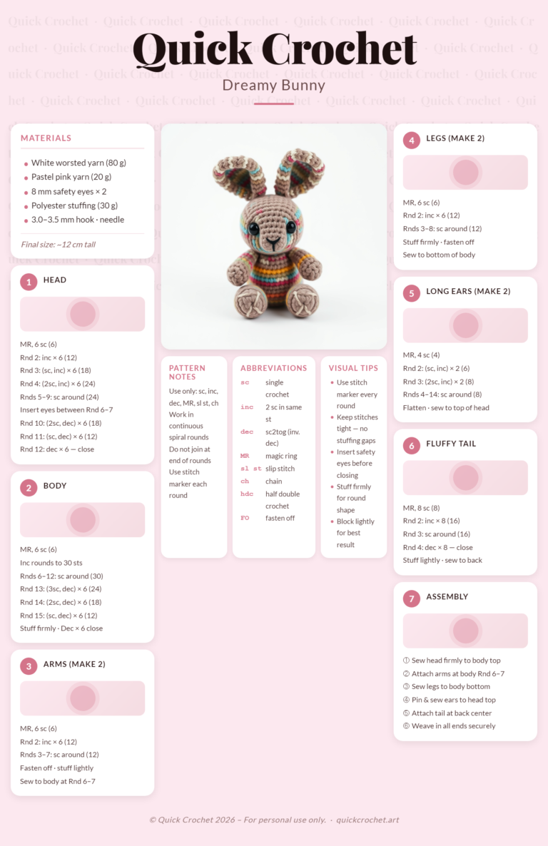 Free Meerkat Crochet Pattern – Easy Amigurumi Meerkat