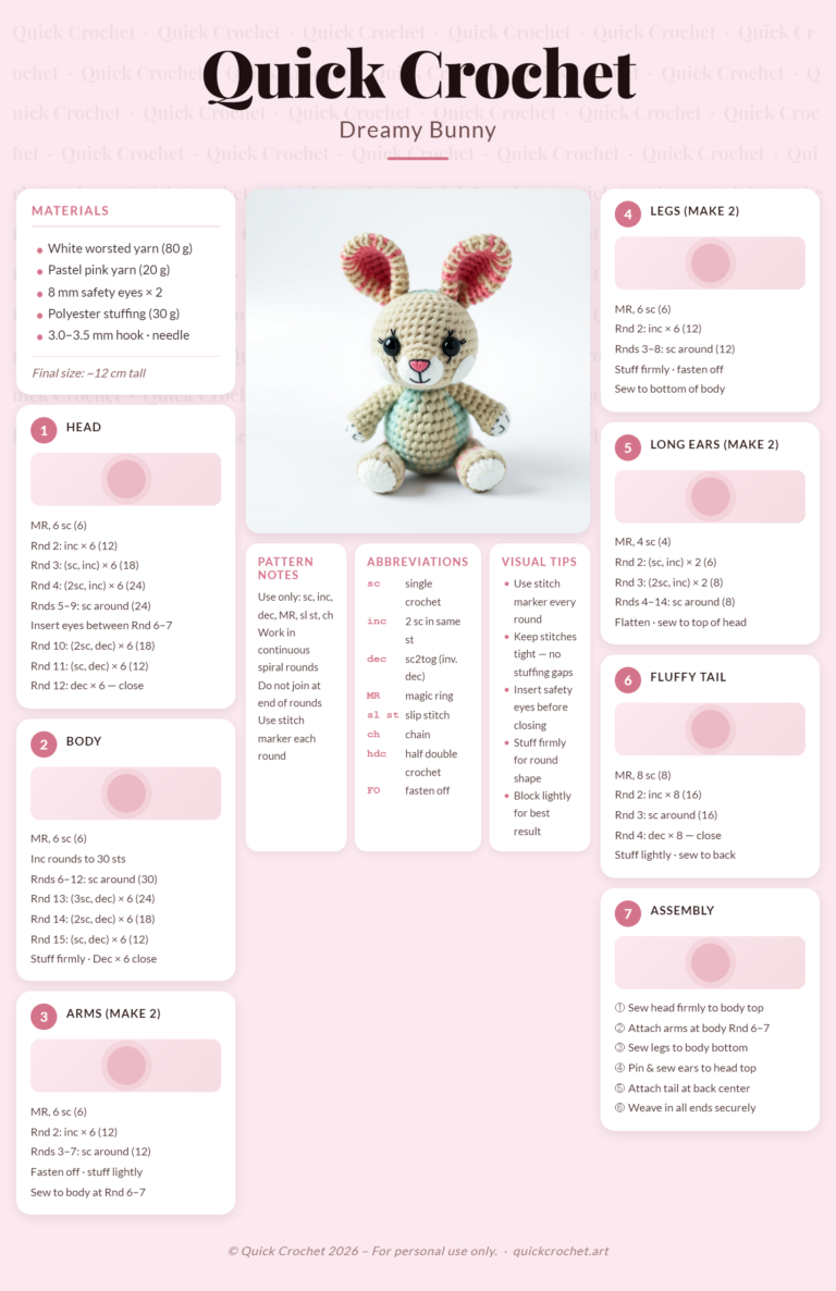 Crochet Free Gecko Crochet Pattern – Easy Amigurumi Gecko