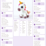 Free Unicorn Crochet Pattern – Easy Amigurumi Unicorn